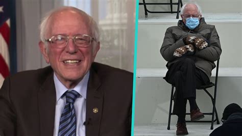 Watch Access Hollywood Interview Bernie Sanders Reacts To Viral