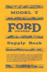 ford model  supply book parts accessories
