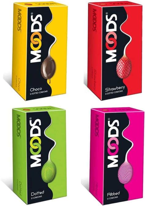 Moods Luvstock Ribbed Dotted Dotted Chocolate And Strawberry Flavored
