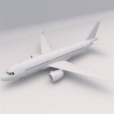 file airbus  printable airplane  digital stl file  printable model