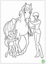 Barbie Coloring Horse Pages Pony Colouring Tale Dinokids Sisters Print Chelsea Her Popular Girls Close sketch template