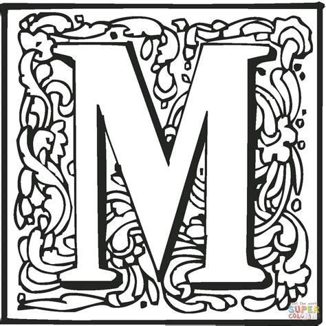 adult coloring book pages letter  coloring pages