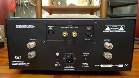cary audio sa  stereo power amplifier  sold