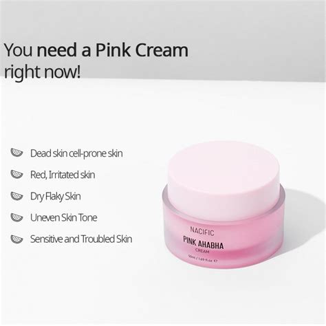 nacific pink ahabha cream  ml skinloversmx