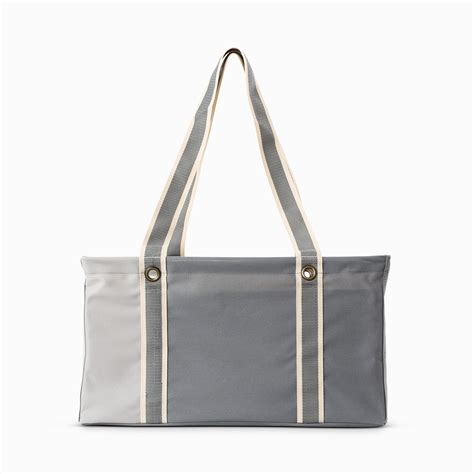 grey colorblock medium utility tote   gifts affordable