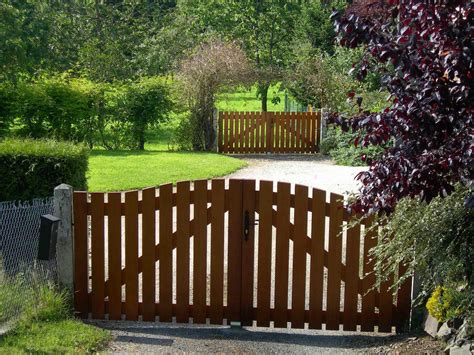 simple wooden gates   beautiful normandy garden wooden garden gate garden gate design
