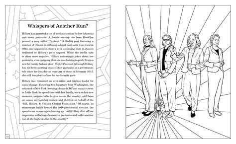 hillary clinton coloring book heavy on the pantsuits us news