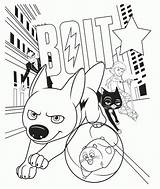 Bolt Coloring Pages Disney Print Printable Kids Color Cartoon Sheets Colouring Movie Book Party Popular Books Dog Channel Cat Azcoloring sketch template
