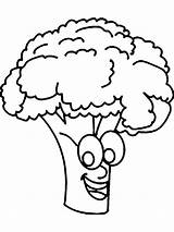 Broccoli Coloring Pages Color Vegetables Clipart Printable Print Getcolorings Kids Library Comments Line Recommended sketch template