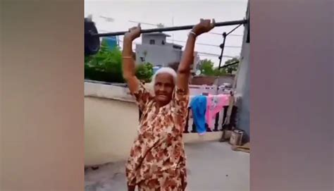 80 year old grandma completes fitness challenge given by grandson watch