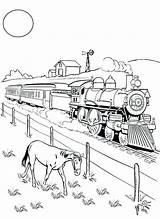 Coloring Train Pages Steam Freight Railroad Trains Color Horse Eating Getcolorings Print Adult Printable Getdrawings Drawing Beside Luna sketch template