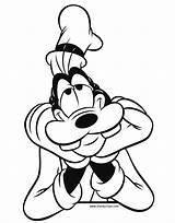 Goofy Coloring Pages Disney Mickey Mouse Clipart Face Color Characters Head Drawing Book Printable Pluto Disneyclips Print Dreamy Cartoon Getcolorings sketch template