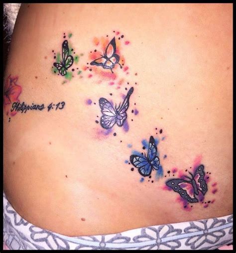 Pin On Butterfly Tattoo Stomach Small