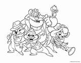 Coloring Pages Rescue Chip Dale Group Rangers Disney Colouring Cartoon Ranger Lightspeed Sheets Kids Cute Comments Modelsheets Visit Coloringhome Printable sketch template
