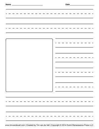 writing paper  tims printables