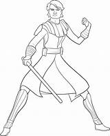 Wars Anakin Skywalker Clone sketch template