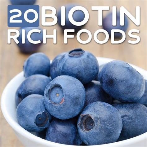 20 foods high in biotin for healthy hair and nails foods