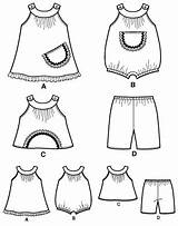 Baby Dress Romper Look Babies Clothes Pants Sewing Patterns Drawing Pattern Newlook Patternreview sketch template