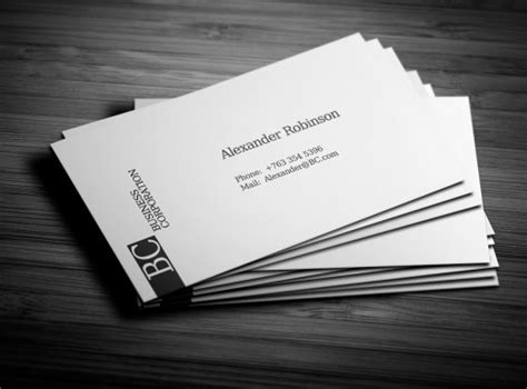 inspirational white business card designs dotcave