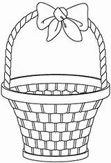 Easter Basket Templates Baskets Clipart sketch template