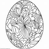 Mandala Kleurplaten Pasen Eggs Hearts Getdrawings Knutselen Coloringbook Ukrainian Getcoloringpages Decorated Welke sketch template