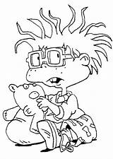 Rugrats Coloring Pages Printable Sheets Chuckie Cartoon Kids Bestcoloringpagesforkids Christmas Hold Cute Toy Story Adult Popular Gif sketch template