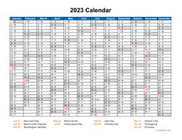 printable  calendar  federal holidays wikidatesorg