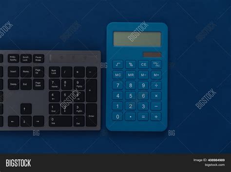 pc keyboard calculator image photo  trial bigstock