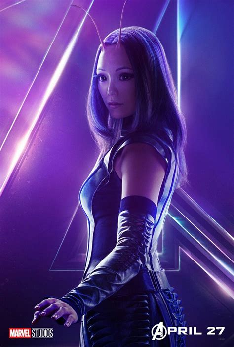 Mantis Infinity War Individual Póster Female Avengers Marvel