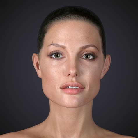 female head head anatomy zbrush character female head female face  modeling software