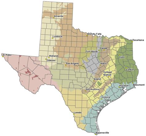 map state  texas counties  reference cities