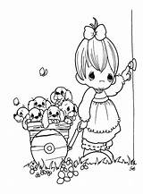 Precious Moments Coloring Pages Printable Kids Girl Google Disney sketch template