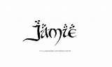 Jamie Name Tattoos Tattoo Designs sketch template