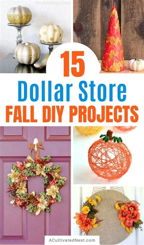 15 Diy Fall Dollar Store Home Decor Projects