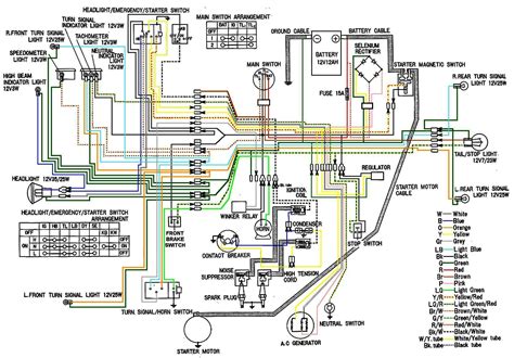 honda cb  wiring diagram