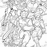 Thundercats Coloring Pages Deviantart Getcolorings Inked Color Visit sketch template