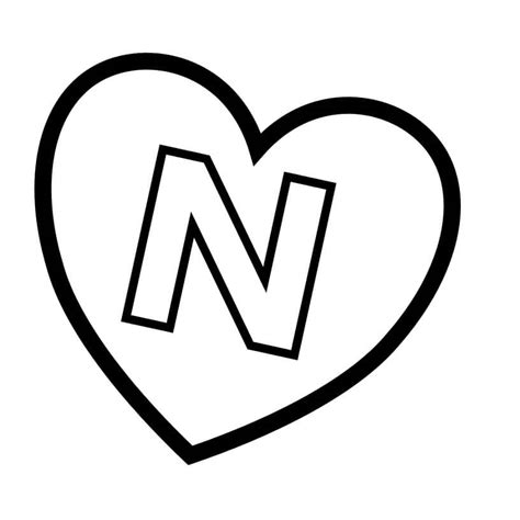 nose letter  coloring page  printable coloring pages  kids