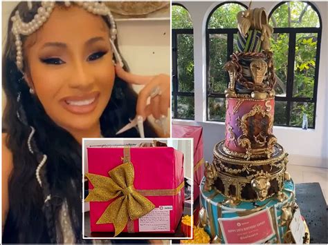 cardi b shows off bellesa sex toys vibrators and extravagant five tier