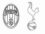 Tottenham Champions League Football Juventus Hotspur Fc Coloring Uefa Coloriage Pages sketch template