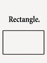 Rectangle Shapes Printable Shape Coloring Geometry Kids Color Drawing Clipart Simple Pages Worksheets Preschool Print Easy Words Activities Colouring Cliparts sketch template