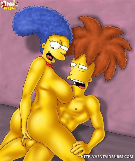 sideshow bob nailed busty marge simpson simpsons hentai