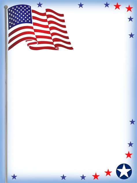 printable patriotic stationery printable templates