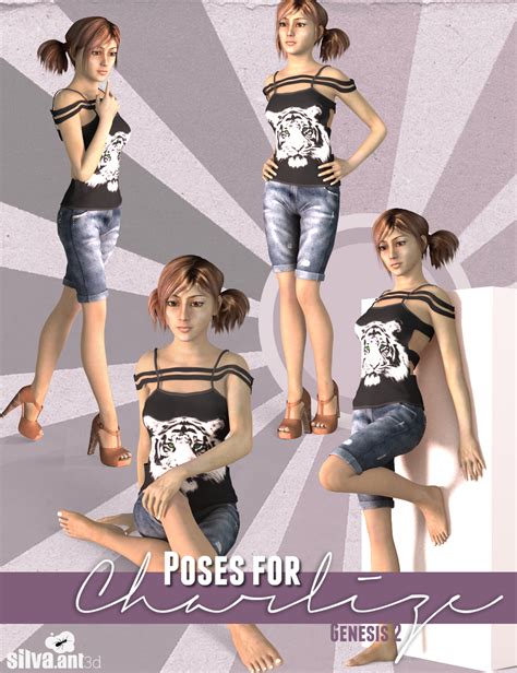 poses for charlize daz 3d
