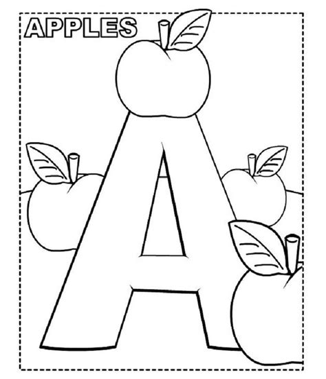 alphabet coloring pages  preschoolers    kindergarten