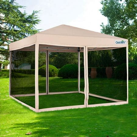 quictent xft ez pop  canopy  netting screen house instant gazebo party tent mesh