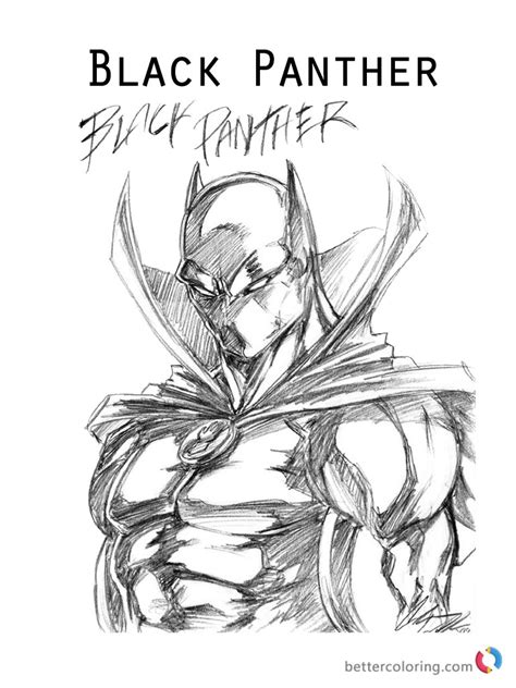 black panther coloring pages  superhero  printable coloring pages