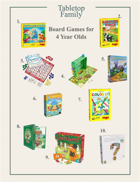 great board games   year olds  tabletop family