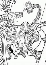 Spiderman Spectacular Lizard sketch template