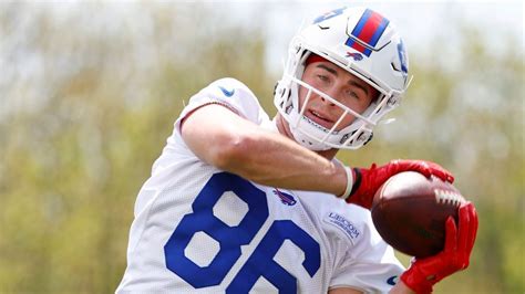 Buffalo Bills Tight End Dalton Kincaid 86 Makes A Catch During The