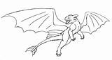 Toothless Coloring Dragon Pages Train Fury Lineart Flying Drawing Light Nadder Deadly Deviantart Print Printable Cute Baby Color Sketch Template sketch template
